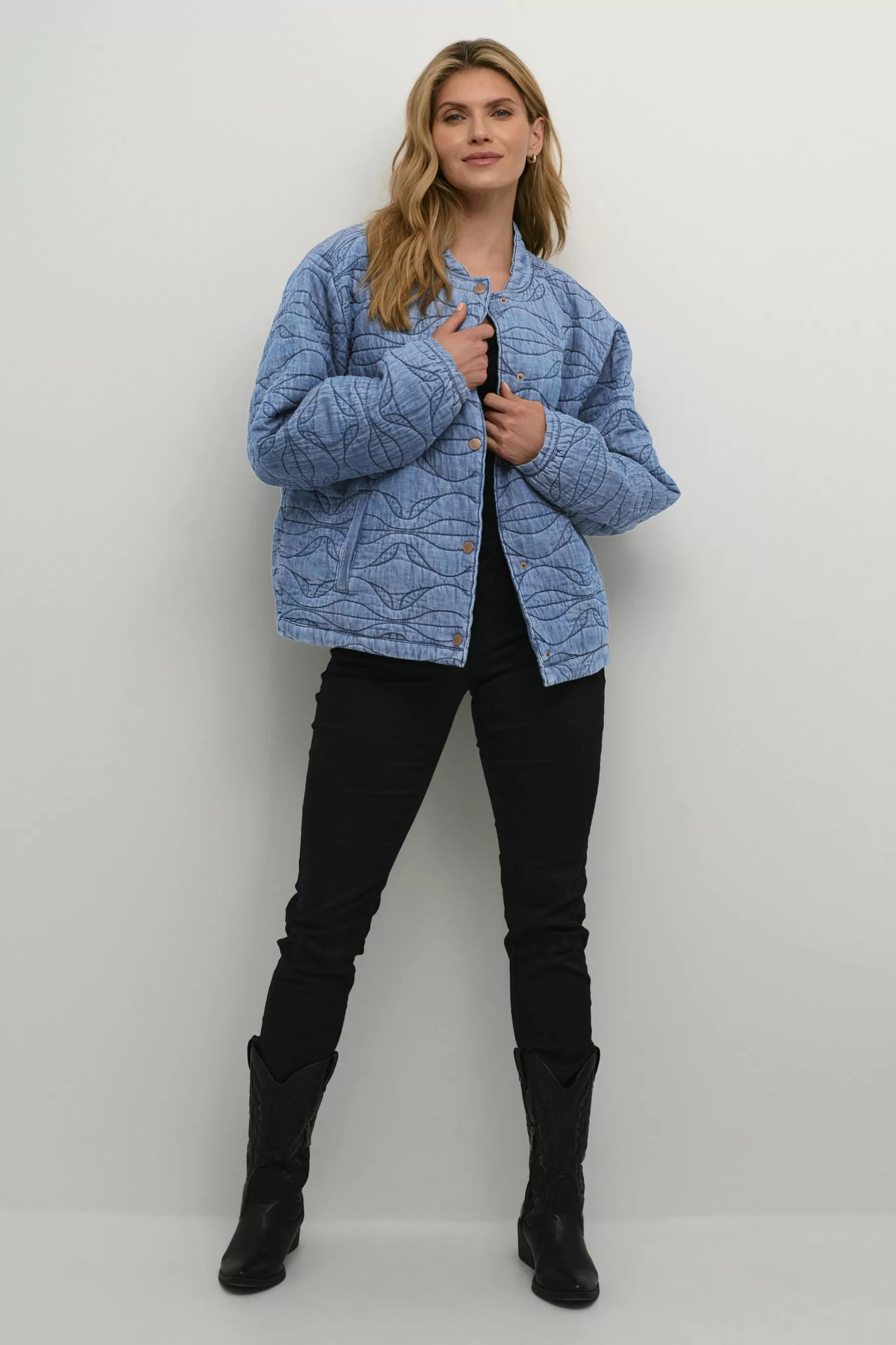 Shop CRAviva Denim jacket Coats & Jackets