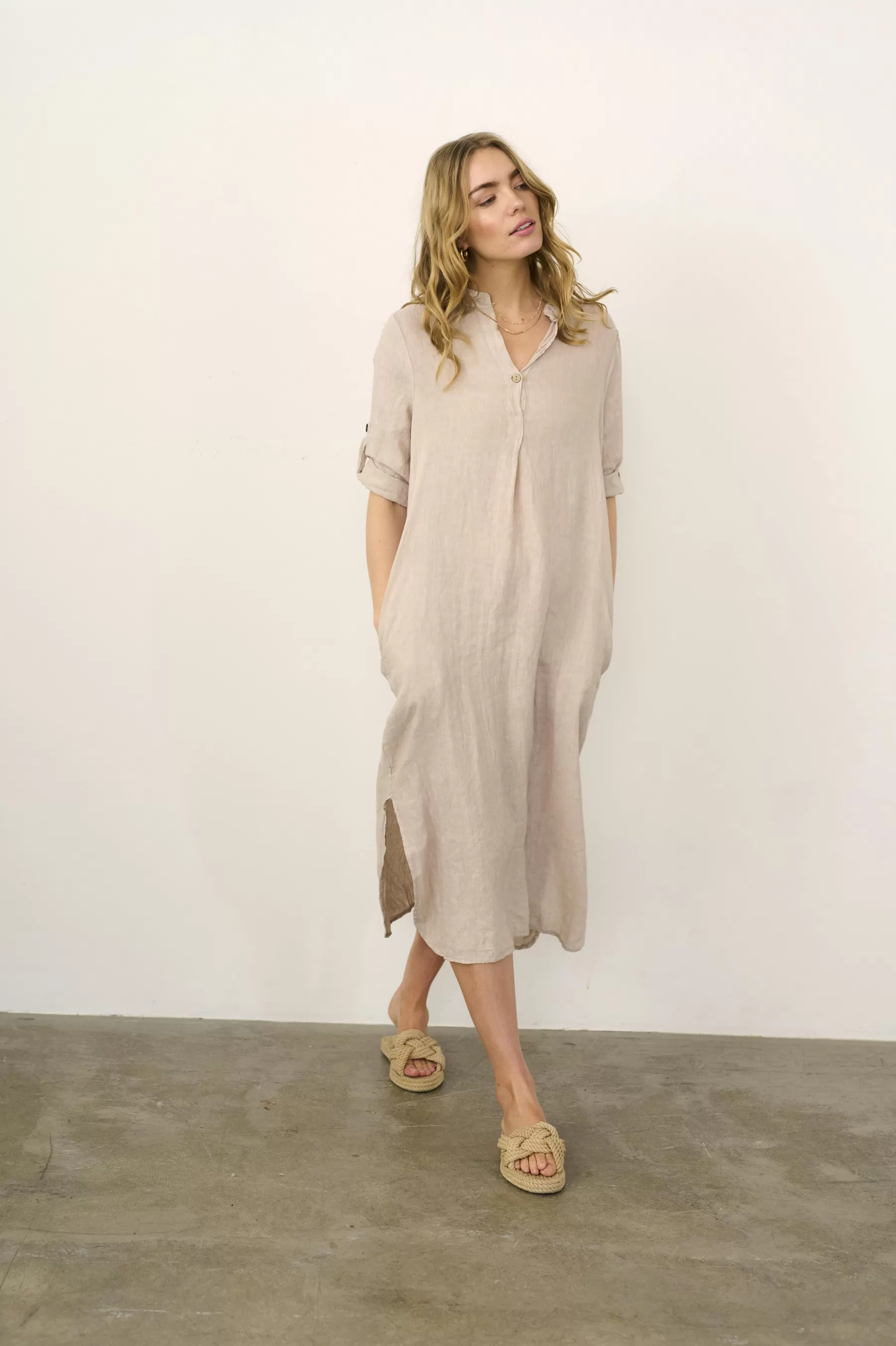 Discount CRBellis Linen dress Dresses