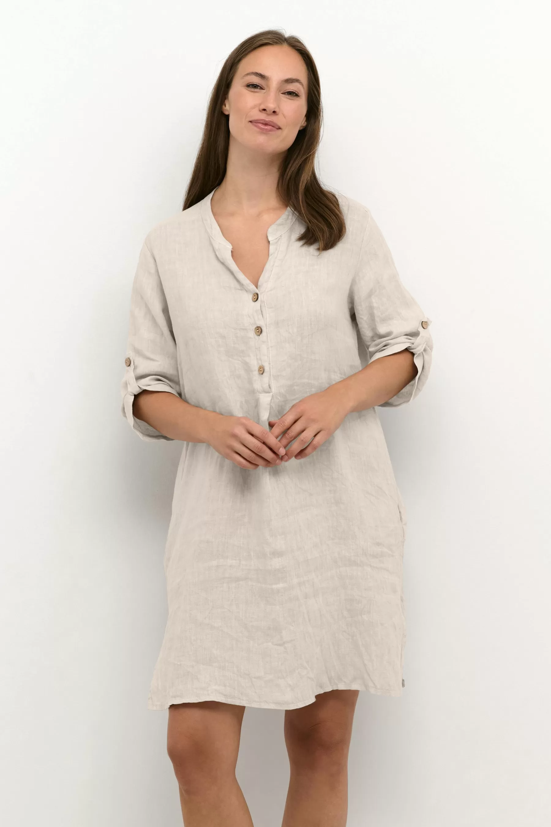 Shop CRBellis Linen Dress Dresses