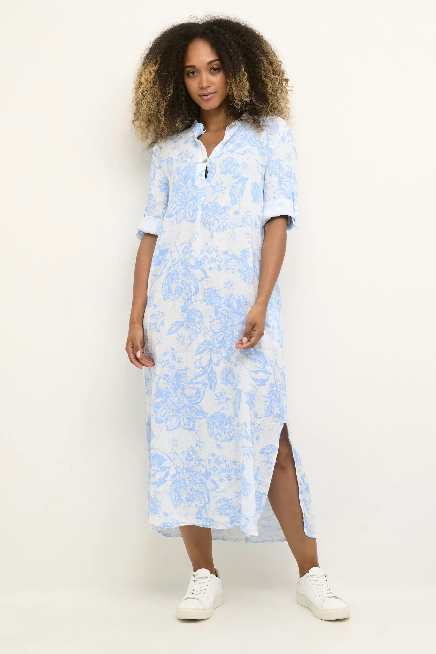 Shop CRBellis Linen dress Dresses