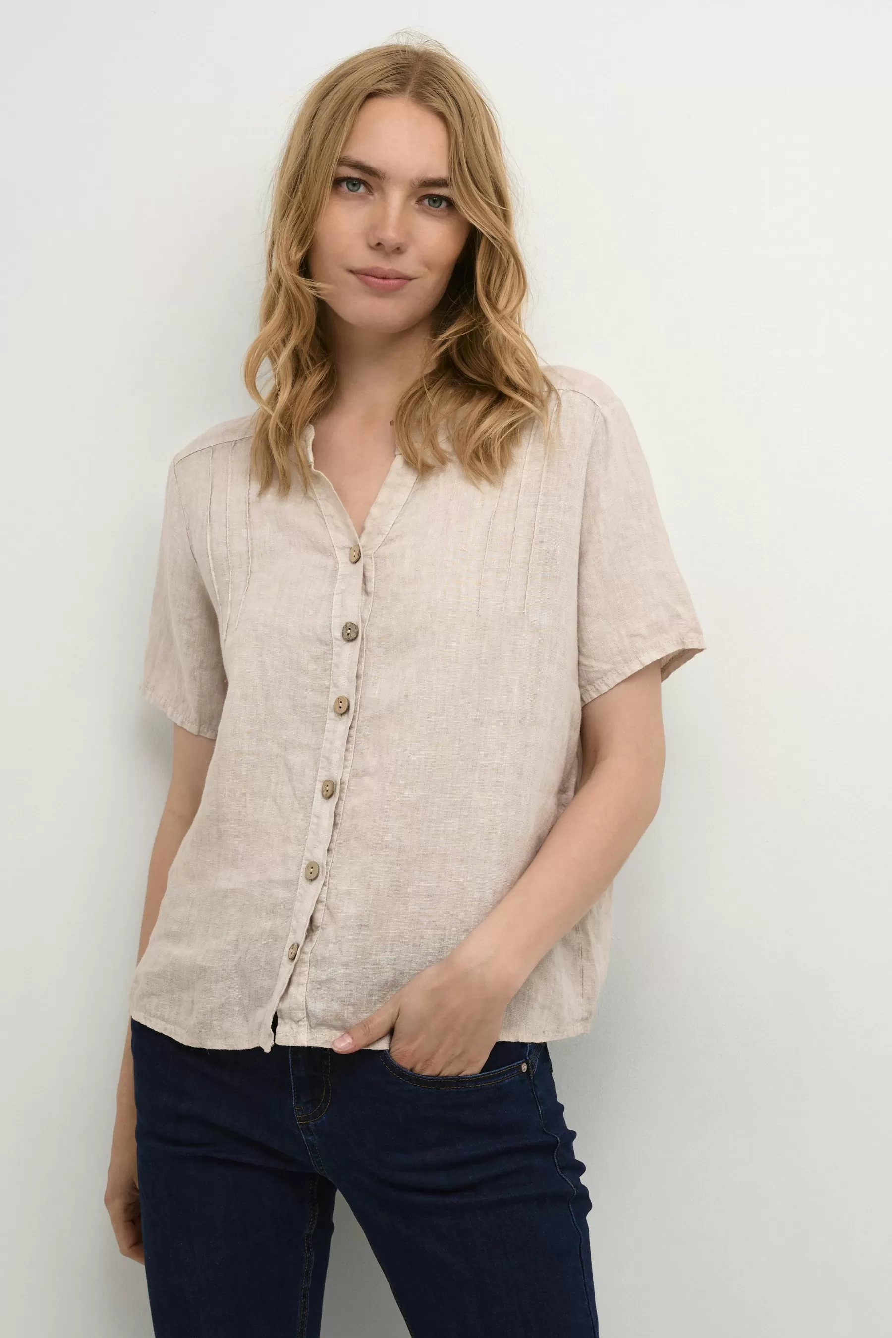 Best Sale CRBellis Linen shirt Shirts & Blouses