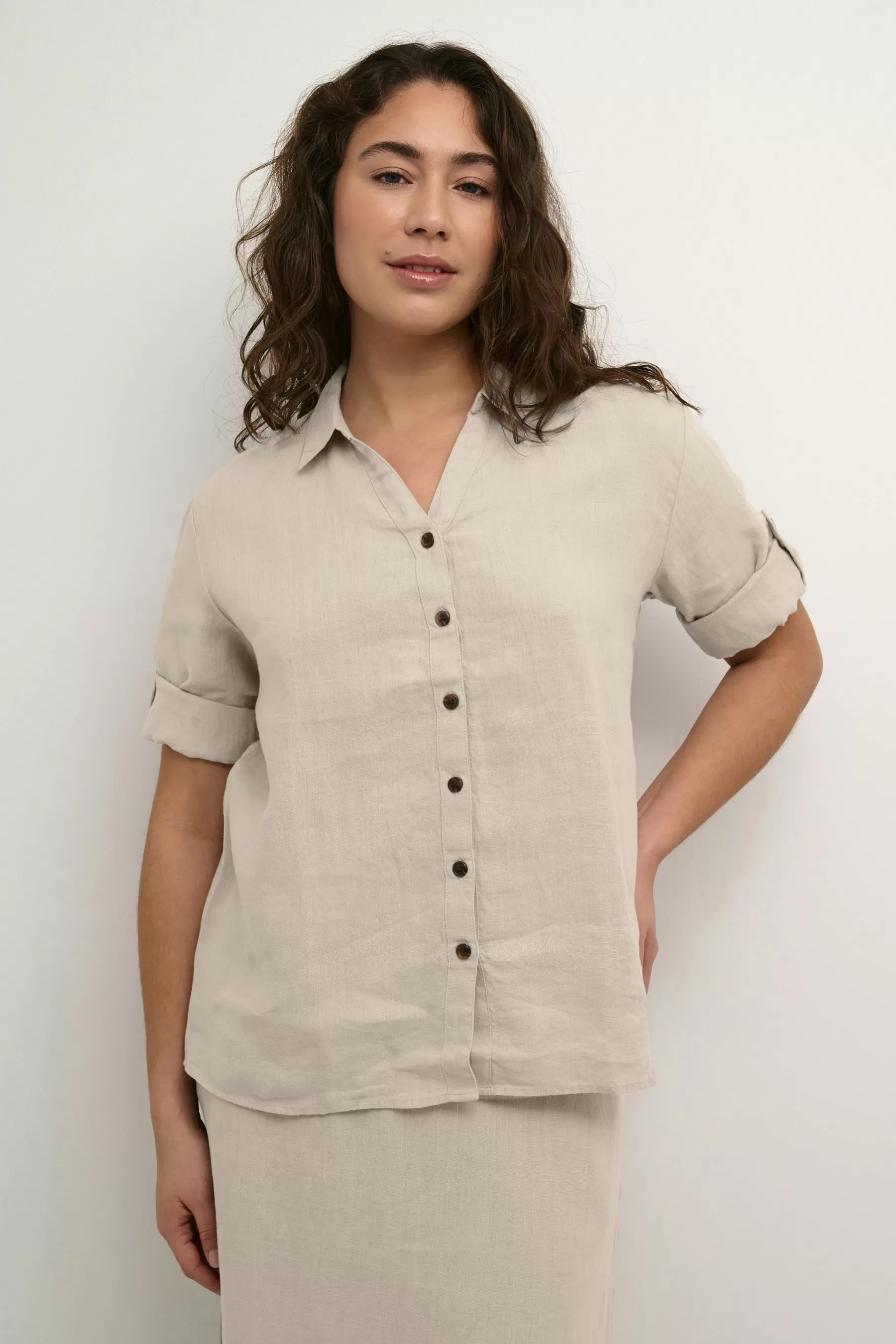 Sale CRBellis Linen Shirt Shirts & Blouses