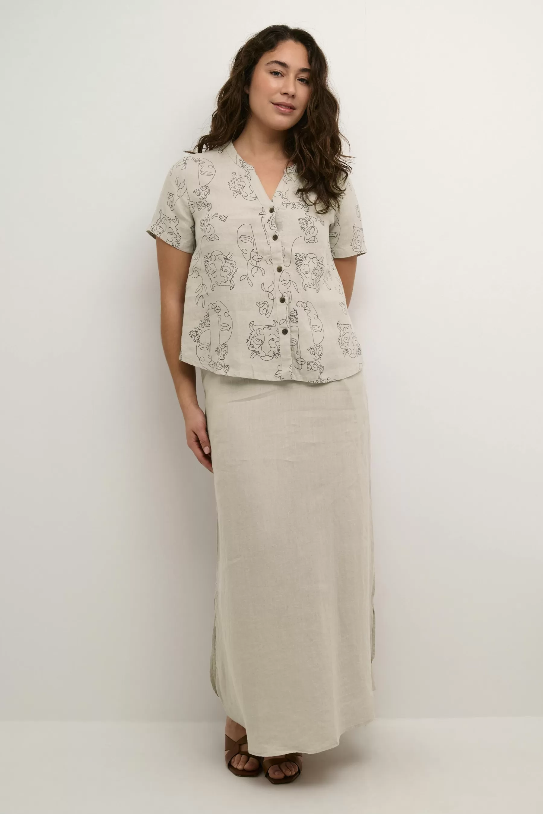 Best Sale CRBellis Linen shirt Shirts & Blouses