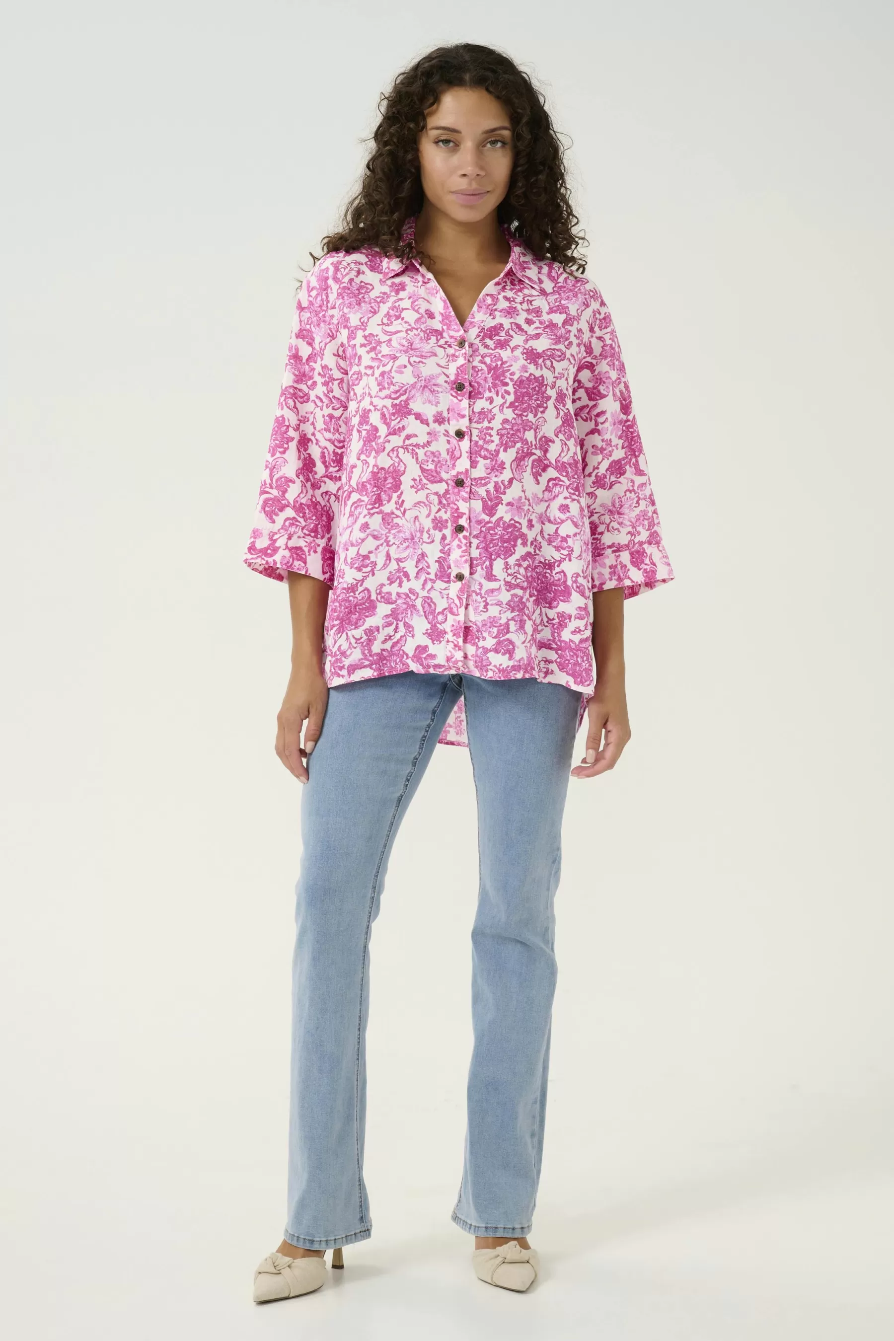 Flash Sale CRBellis Linen Shirt Shirts & Blouses