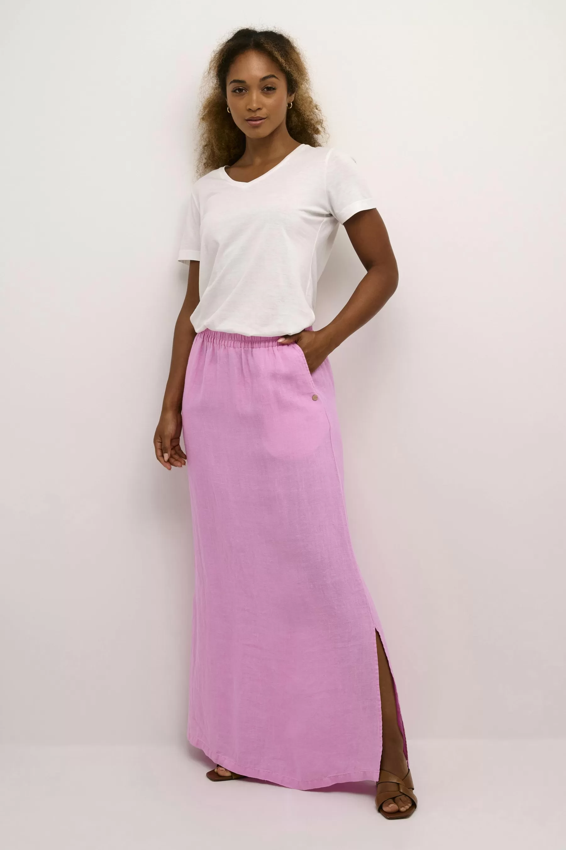 Sale CRBellis Linen skirt Skirts