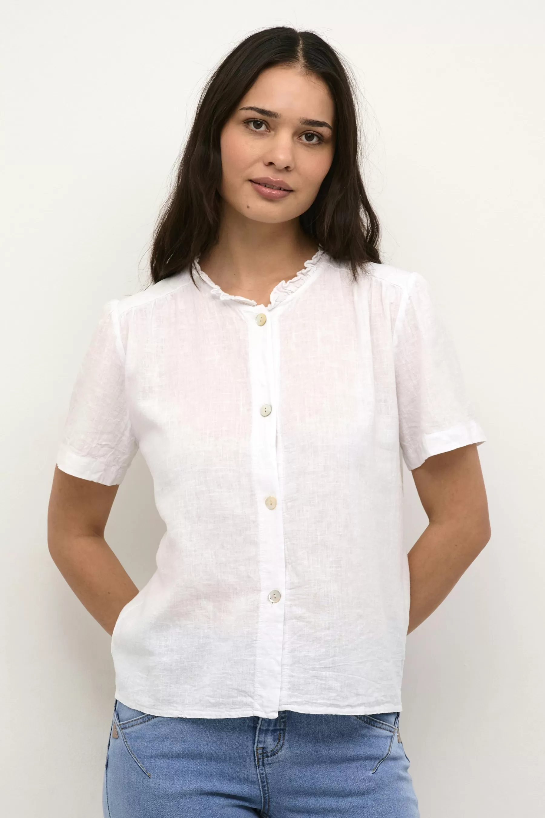 Outlet CRMellis Linen blouse Shirts & Blouses