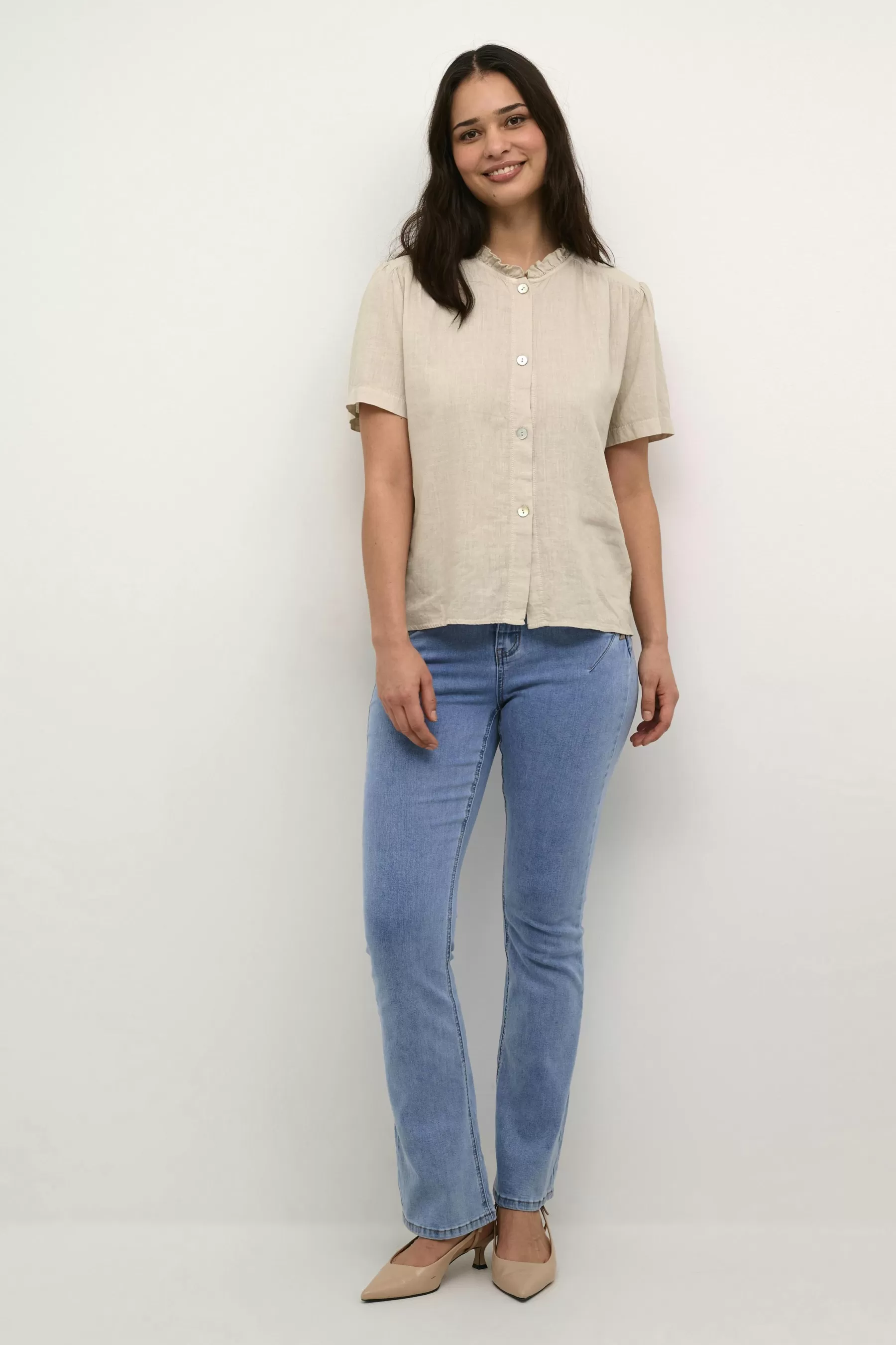 Flash Sale CRMellis Linen blouse Shirts & Blouses