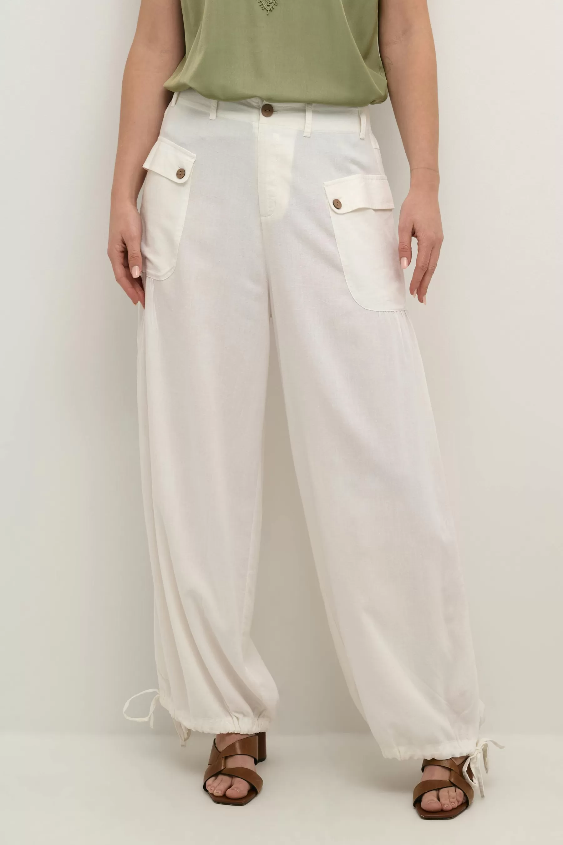 Outlet CRVenta Linen Trousers Trousers