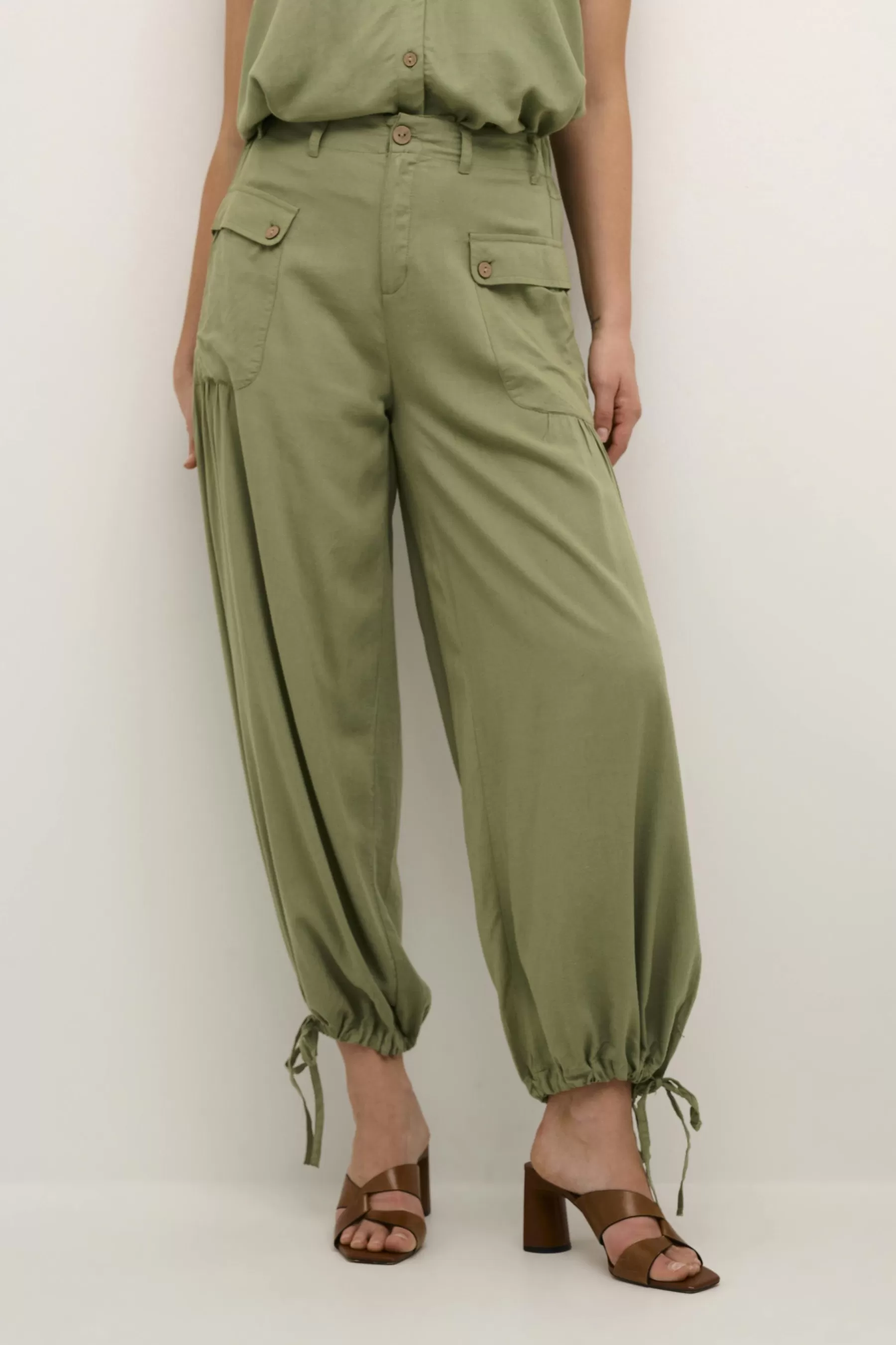 Store CRVenta Linen Trousers Trousers