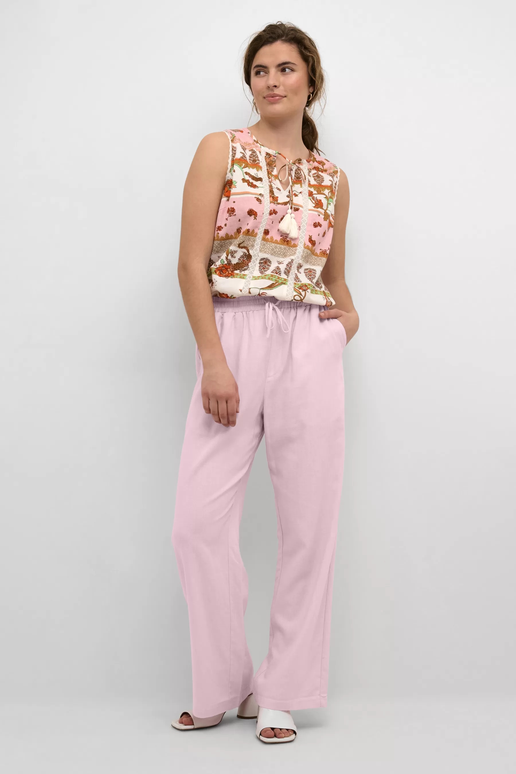 Flash Sale CRVenta Linen Trousers Trousers