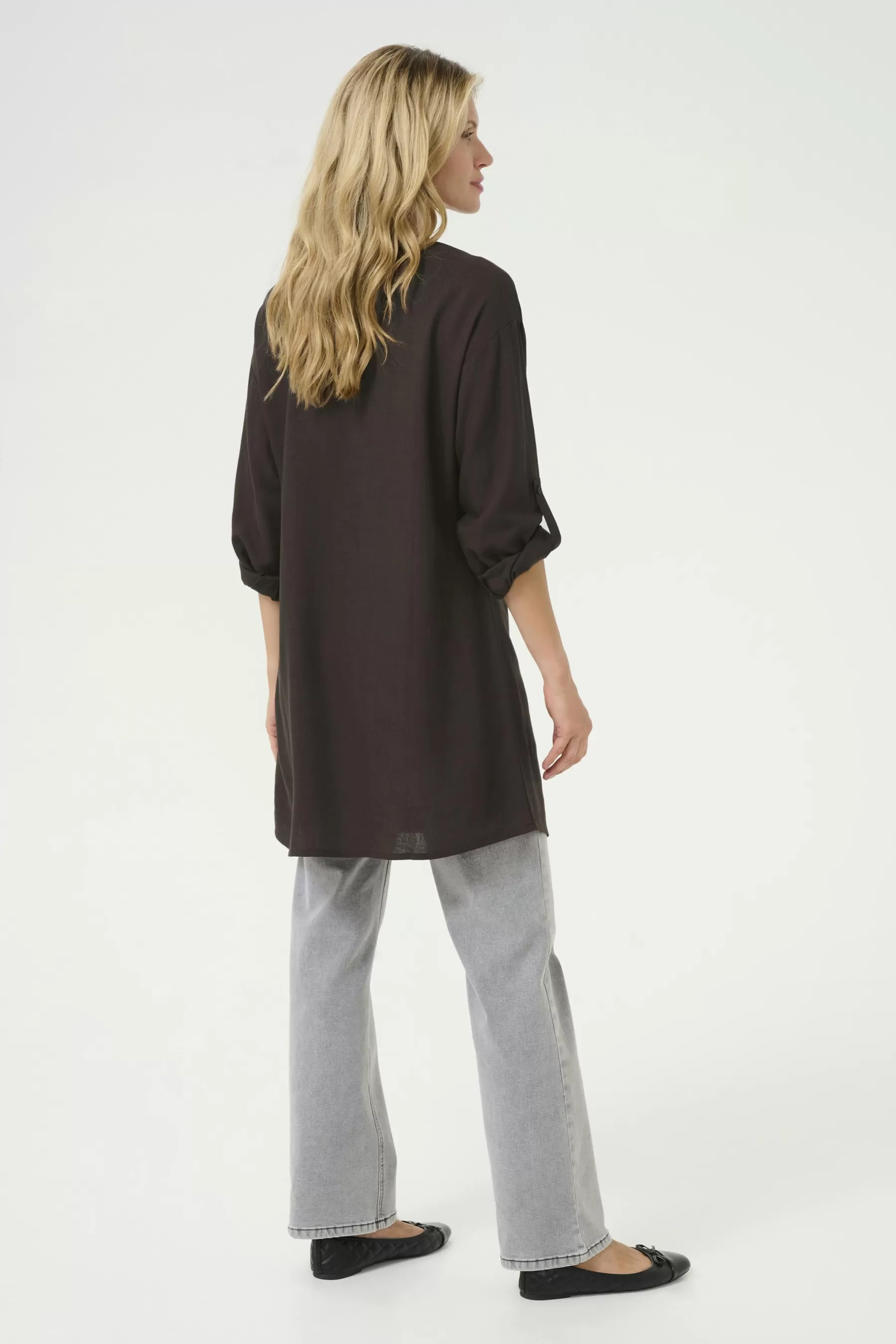 Discount CRVenta Linen Tunic Dresses