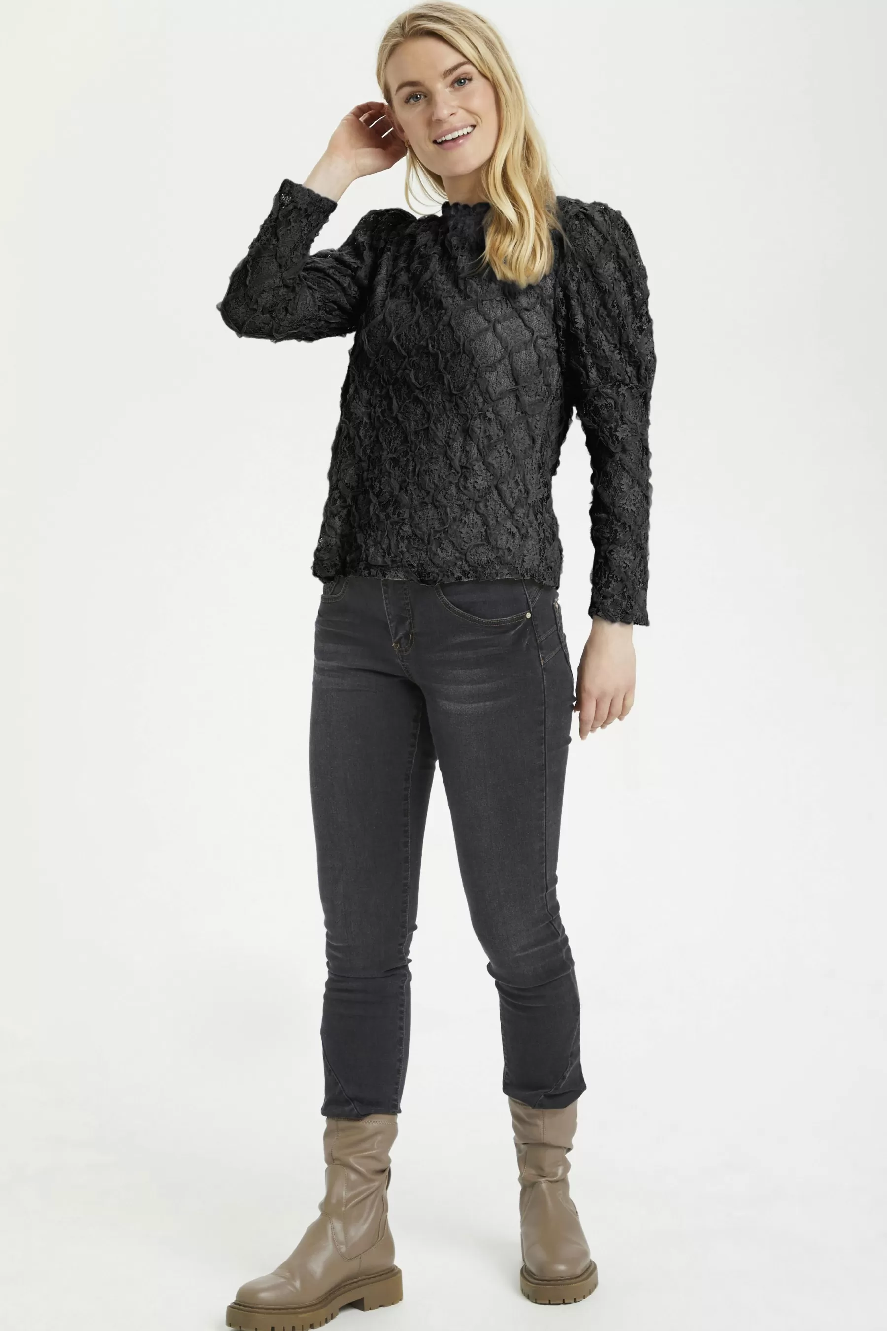 Sale CRWallie Blouse with long sleeve Shirts & Blouses